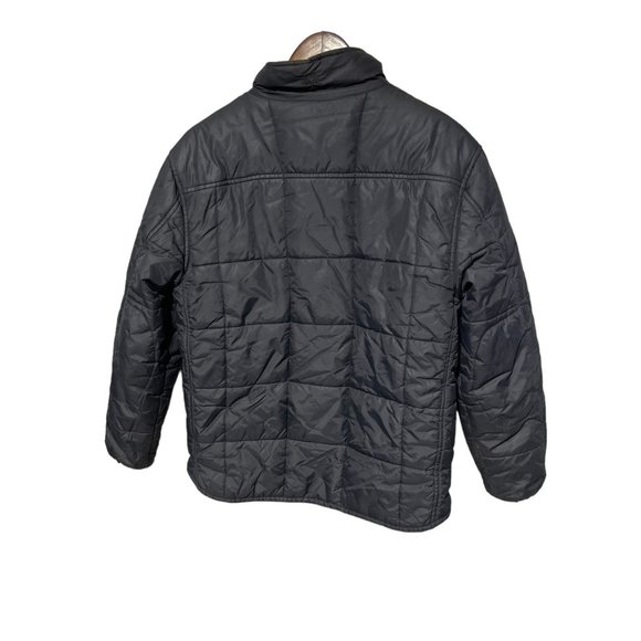 Women's Black Quilted Winter Coat Size Medium - Picture 2 of 8